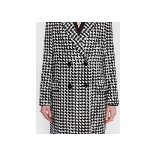 TWINSET Płaszcz wełniany 222TT2461 Czarny Regular Fit Twinset 44 MODIVO