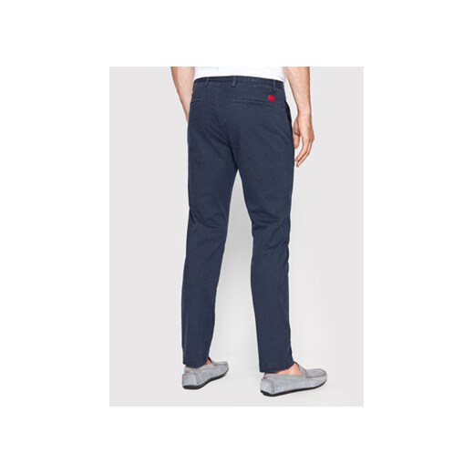 Hugo Chinosy David222D 50468314 Granatowy Slim Fit 33_34 MODIVO
