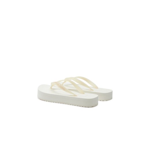 Calvin Klein Jeans Japonki Beach Sandal Flatform YW0YW01620 Écru 37 MODIVO