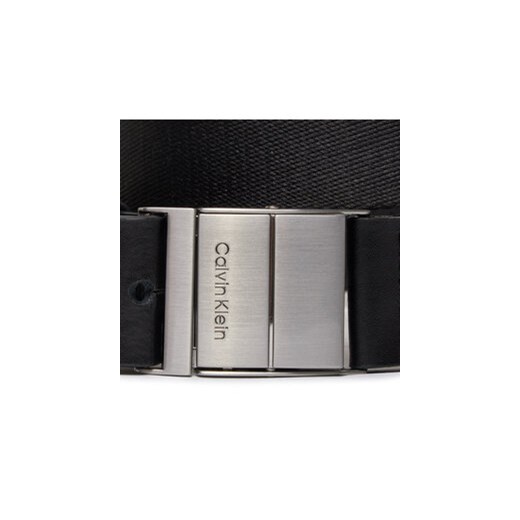 Calvin Klein Pasek Męski Iconic Plaque K50K510954 Czarny Calvin Klein 85 MODIVO