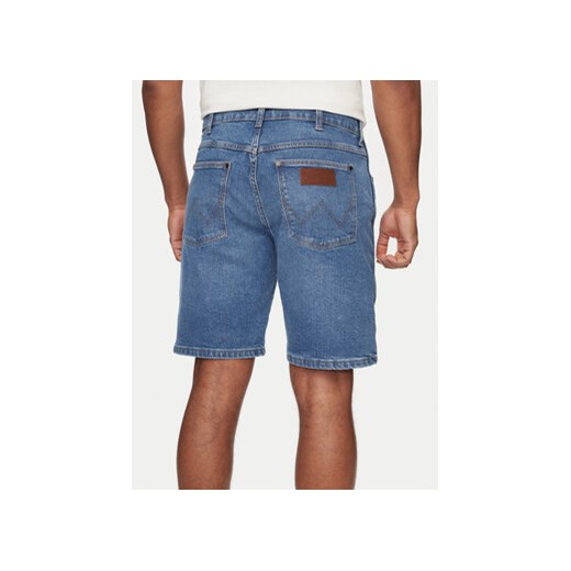 Wrangler Szorty jeansowe Frontier 112350821 Niebieski Relaxed Fit Wrangler 30 MODIVO