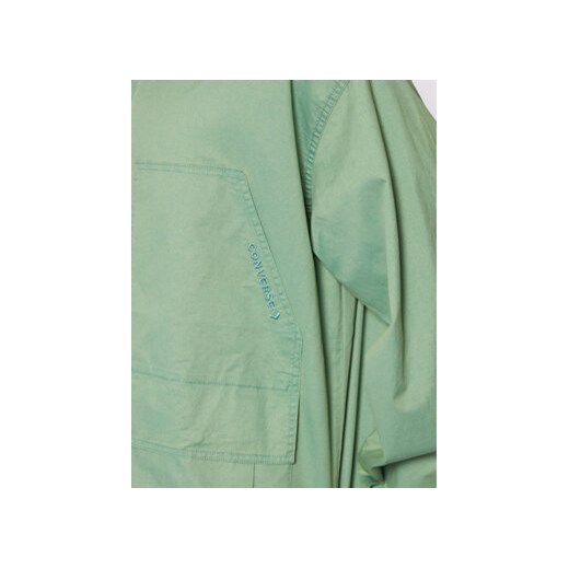 Converse Kurtka przejściowa Double Pocket 10021097-A03 Zielony Regular Fit Converse L MODIVO