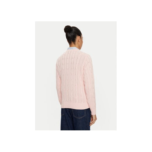 U.S. Polo Assn. Sweter WUP0398 Różowy Regular Fit XL MODIVO