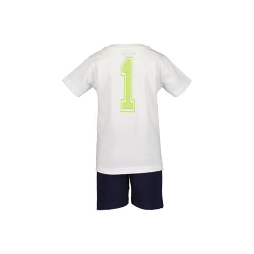 Blue Seven Komplet t-shirt i spodenki 826019 X Biały Regular Fit 110 MODIVO