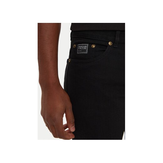 Versace Jeans Couture Jeansy 77GAB5DM Czarny Narrow Fit 36 MODIVO