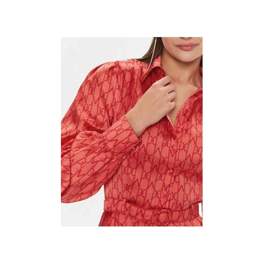 Marciano Guess Sukienka koszulowa 4RGK37 7014A Czerwony Regular Fit Marciano Guess 48 MODIVO