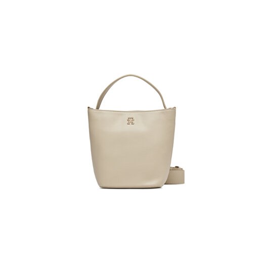 Tommy Hilfiger Torebka Th Essential Sc Bucket AW0AW15706 Écru ze sklepu MODIVO w kategorii Torby Shopper bag - zdjęcie 177232951