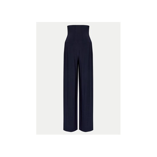 NORMA KAMALI Spodnie palazzo KK2247PL014951 Granatowy Wide Leg Norma Kamali XS MODIVO
