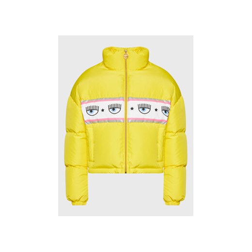 Chiara Ferragni Kurtka puchowa 73CBUD03 Żółty Relaxed Fit Chiara Ferragni 44 MODIVO