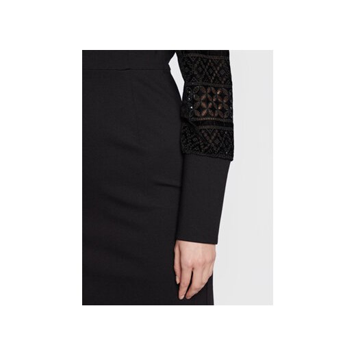 TWINSET Sukienka koktajlowa 222TT2180 Czarny Slim Fit Twinset 38 MODIVO