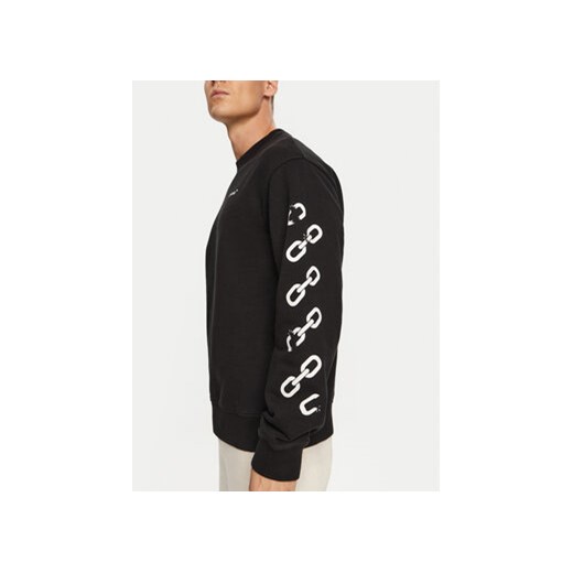Off-White Bluza OMBA057F22FLE0071001 Czarny Regular Fit M MODIVO
