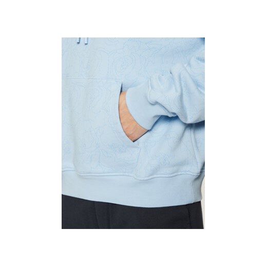Lacoste Bluza SH3599 Błękitny Relaxed Fit Lacoste 38 MODIVO