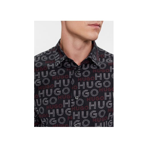 Hugo Koszula Emero 50508663 Czarny Relaxed Fit M MODIVO