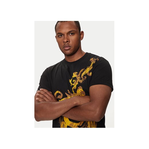 Versace Jeans Couture T-Shirt 76GAH6SW Czarny Regular Fit S MODIVO