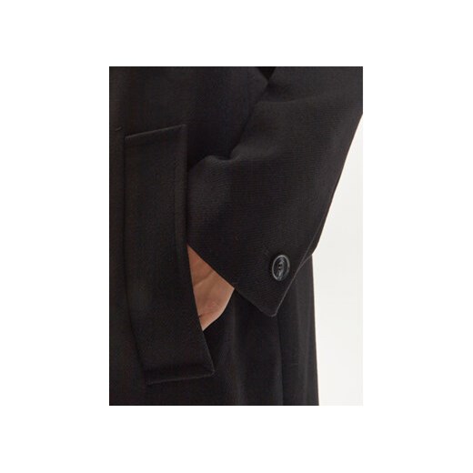 IVY OAK Płaszcz wełniany Clemence IO111135 Czarny Regular Fit Ivy Oak L MODIVO