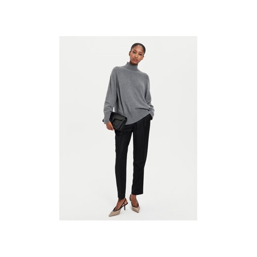 Weekend Max Mara Spodnie materiałowe Caldaia 2425136132 Czarny Straight Fit 40 MODIVO