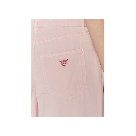 Guess Jeansy Andrea W3GA29 WFD53 Różowy Loose Fit Guess 25_29 MODIVO