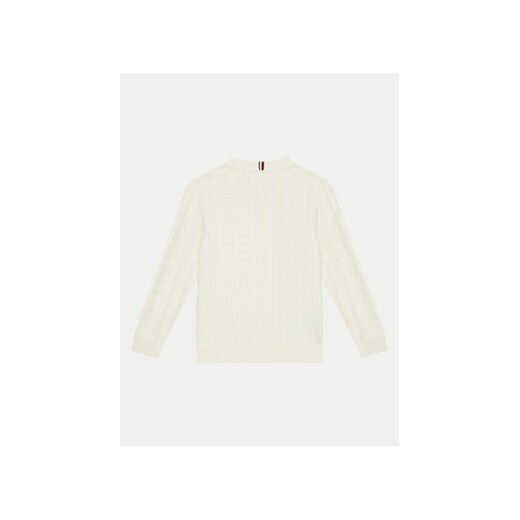 Tommy Hilfiger Sweter KB0KB09348 Écru Regular Fit Tommy Hilfiger 40 MODIVO