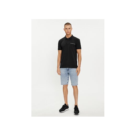 Calvin Klein Jeans Polo Institutional J30J325495 Czarny Regular Fit M MODIVO