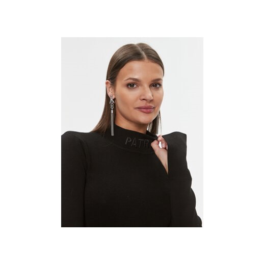 Patrizia Pepe Sukienka dzianinowa 2A2612/K002-K103 Czarny Slim Fit Patrizia Pepe II MODIVO