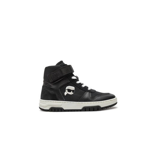 Karl Lagerfeld Kids Sneakersy Z30318 Czarny ze sklepu MODIVO w kategorii Buty sportowe dziecięce - zdjęcie 177252752