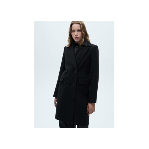 Mango Płaszcz wełniany Dali 77015641 Czarny Regular Fit Mango M MODIVO