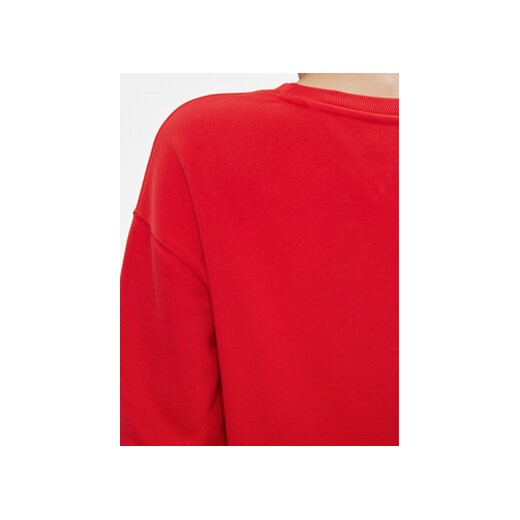 Tommy Jeans Bluza Badge DW0DW17325 Czerwony Regular Fit Tommy Jeans S MODIVO