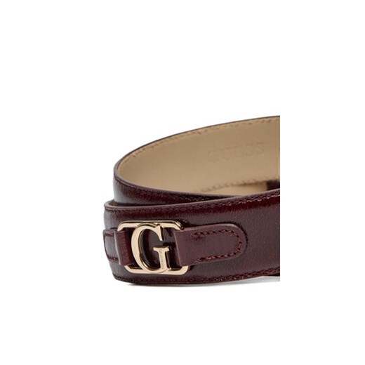 Guess Pasek Damski BW9175 P4435 Bordowy Guess L MODIVO