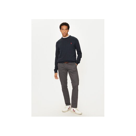 U.S. Polo Assn. Sweter MUP2961 Granatowy Regular Fit S MODIVO
