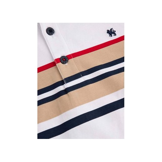 Coccodrillo Polo ZC4143501EJB Biały Regular Fit 104 MODIVO