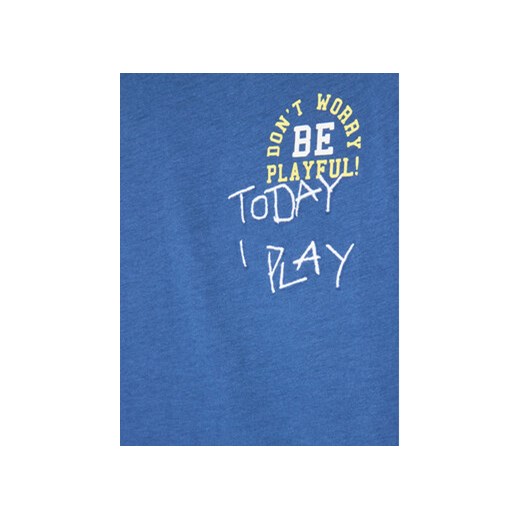 United Colors Of Benetton T-Shirt 3096G1098 Niebieski Regular Fit United Colors Of Benetton 90 MODIVO
