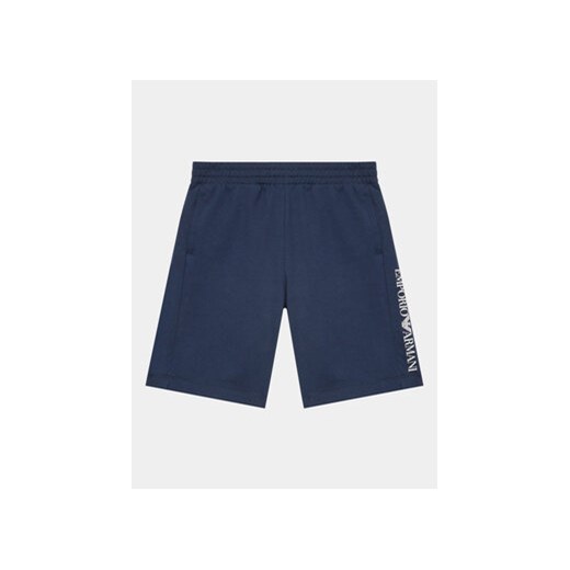 EA7 Emporio Armani Szorty materiałowe 3RBS58 BJ05Z 1554 Granatowy Regular Fit 8Y MODIVO