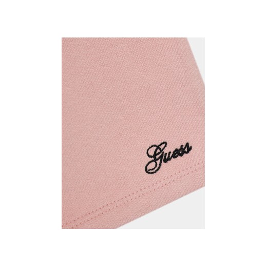 Guess Spodnie materiałowe K3BQ12 KAD74 Różowy Relaxed Fit Guess 4Y MODIVO