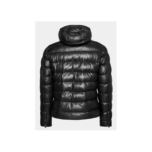 Serge Pariente Kurtka skórzana Warman Czarny Slim Fit Serge Pariente 3XL MODIVO