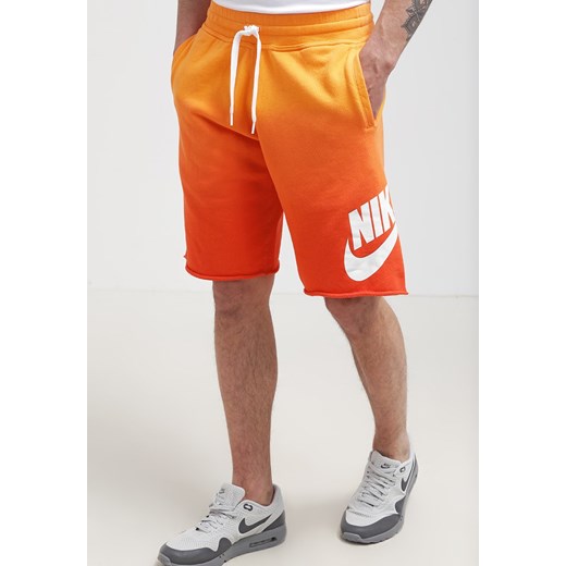 Nike Sportswear ALUMNI Spodnie treningowe bright mandarin/team orange/white zalando pomaranczowy koronka
