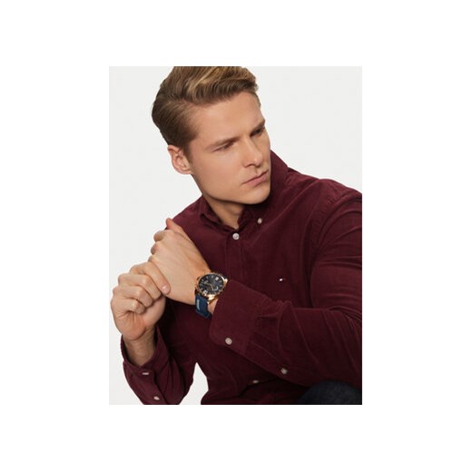 Tommy Hilfiger Zegarek Decker 1791474 Granatowy Tommy Hilfiger uniwersalny MODIVO