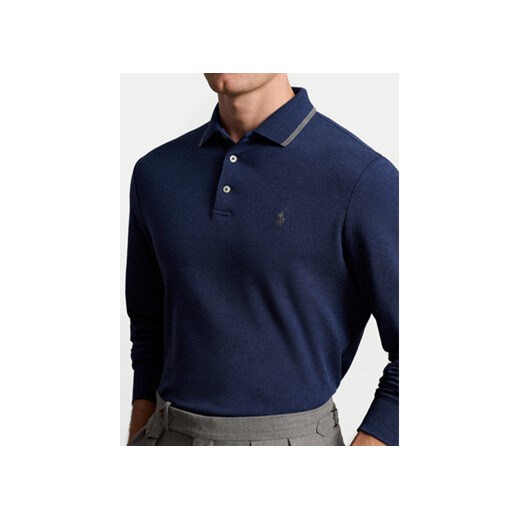 Polo Ralph Lauren Polo 710884588002 Granatowy Custom Slim Fit Polo Ralph Lauren XXL MODIVO