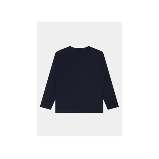 Boss Bluzka J25P25 D Granatowy Regular Fit 16Y MODIVO