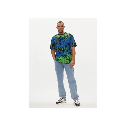 Karl Lagerfeld Jeans T-Shirt 241D1711 Granatowy Relaxed Fit M MODIVO
