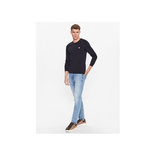 Guess Longsleeve M2YI28 J1314 Granatowy Slim Fit Guess XXL MODIVO