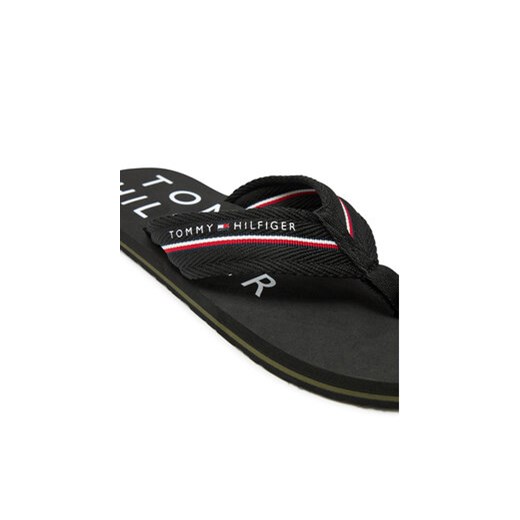 Tommy Hilfiger Japonki Web Beach Sandal FM0FM05340 Czarny Tommy Hilfiger 42 MODIVO