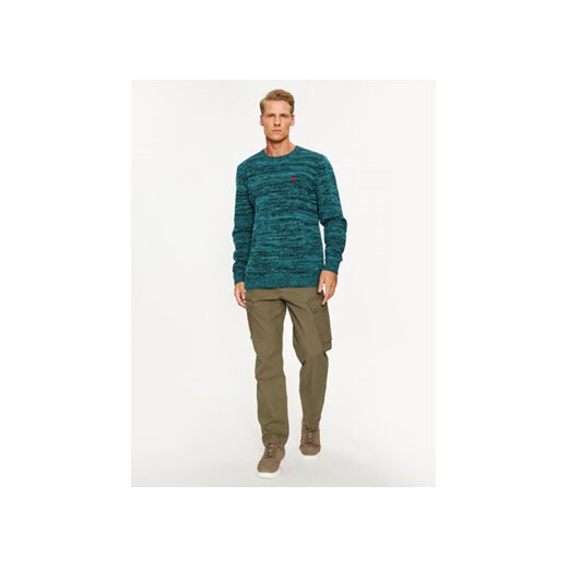 Levi's® Sweter Original Housemark A4320-0006 Zielony Standard Fit S MODIVO