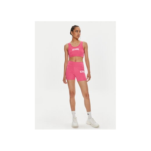Karl Kani Szorty sportowe Small Serif 6113120 Różowy Slim Fit Karl Kani XS MODIVO