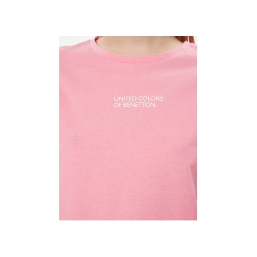 United Colors Of Benetton Koszulka piżamowa 30963M04R Różowy Regular Fit United Colors Of Benetton L MODIVO