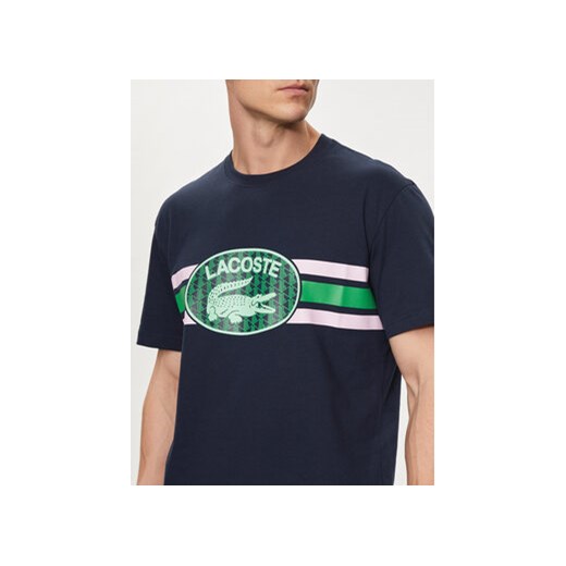 Lacoste T-Shirt TH1415 Granatowy Regular Fit Lacoste 36 MODIVO