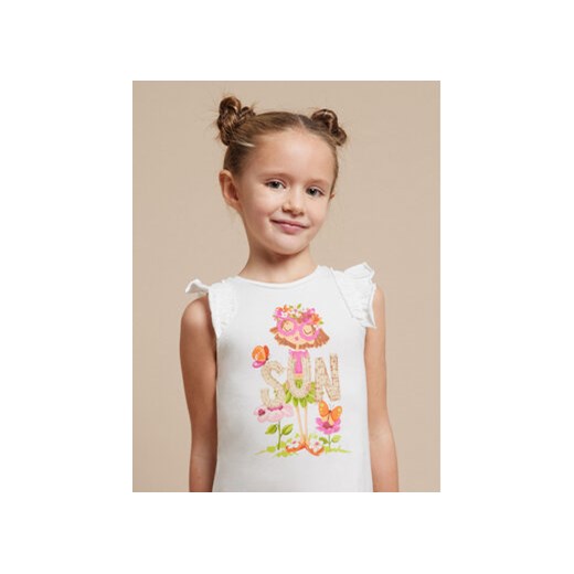 Mayoral Top 3098 Écru Regular Fit Mayoral 5Y MODIVO