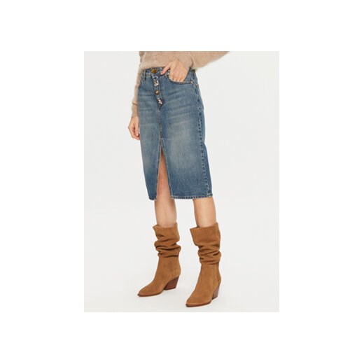 ViCOLO Spódnica jeansowa DS0060 Niebieski Regular Fit ze sklepu MODIVO w kategorii Spódnice - zdjęcie 177302023
