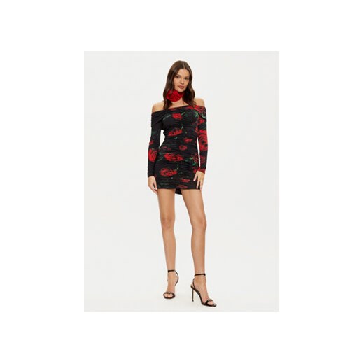 Guess Sukienka dzianinowa W5RK61 KCMI2 Czerwony Classic Fit Guess M MODIVO