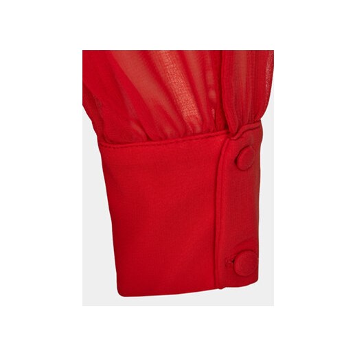 NAF NAF Sukienka koktajlowa YHNR19 Czerwony Regular Fit Naf Naf 38 MODIVO
