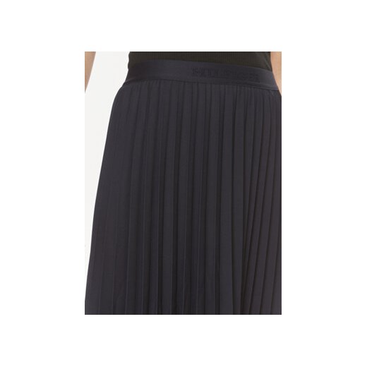 Tommy Hilfiger Spódnica plisowana Fluid WW0WW41793 Granatowy Regular Fit Tommy Hilfiger 42 MODIVO